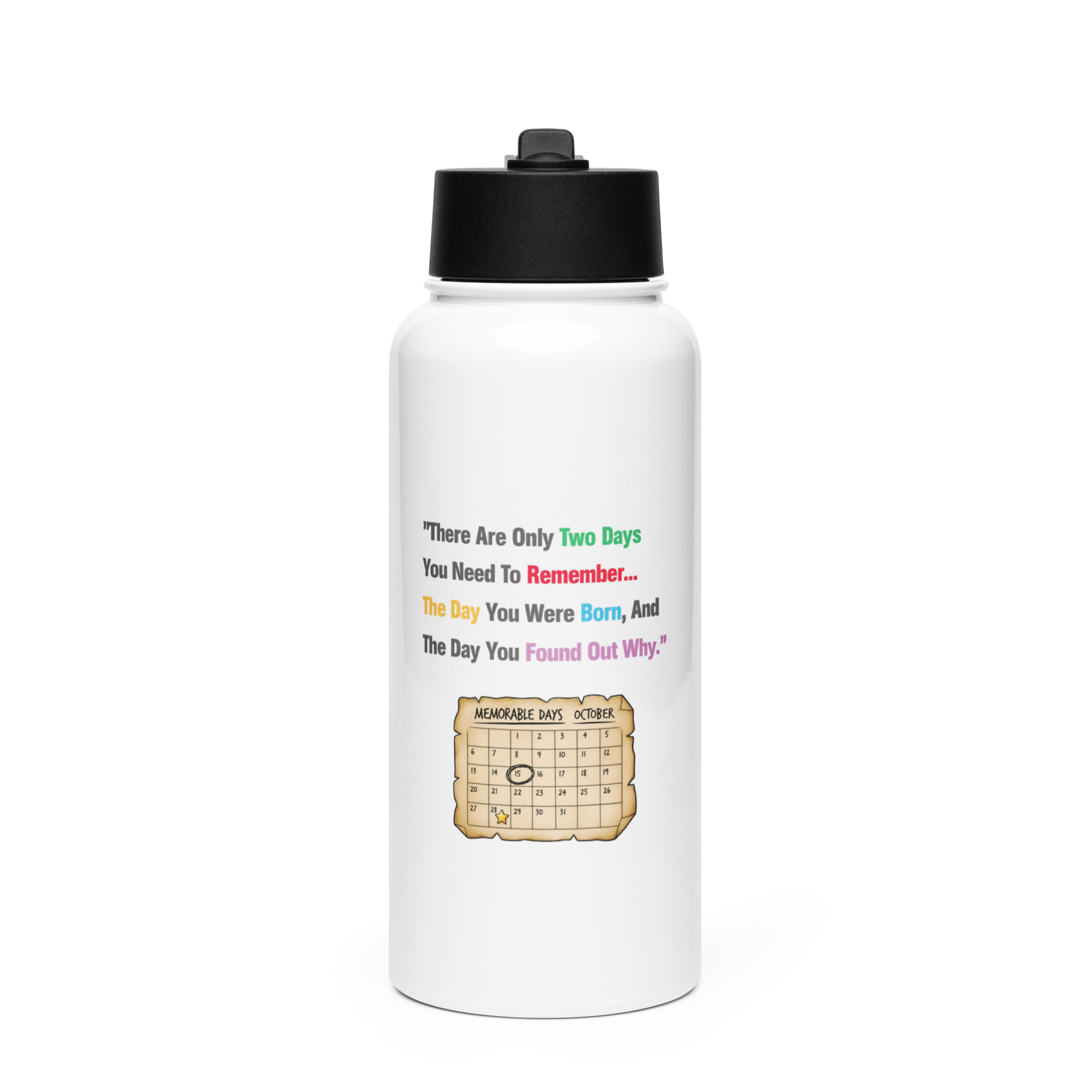 Motivational Bottle Design #17